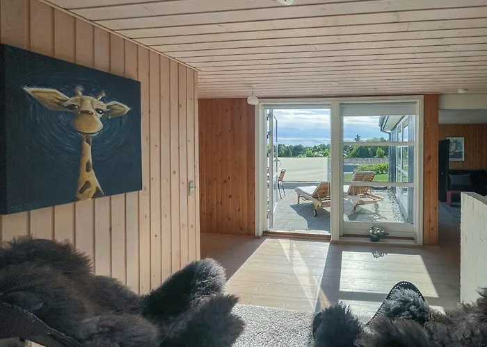 Near Mols Bjerge And Skodshoved Сasa de vacaciones Dejret